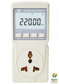 Вимірювач споживання електроенергії (ватметр) 1A BENETECH GM871
