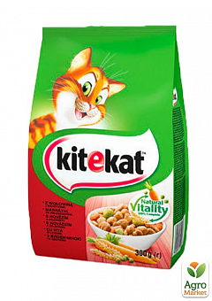 Корм для кішок Natural Vitality (яловичина з овочами) ТМ "Kitekat" 300г1