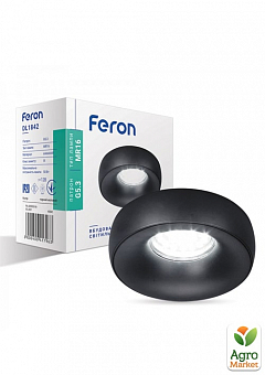 Встраиваемый светильник Feron DL1842 черный матовый (40041)1