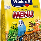 Корм сухой Витакрафт Корм для волнистых попугаев с мёдом  премиум меню   500 г (2144160)