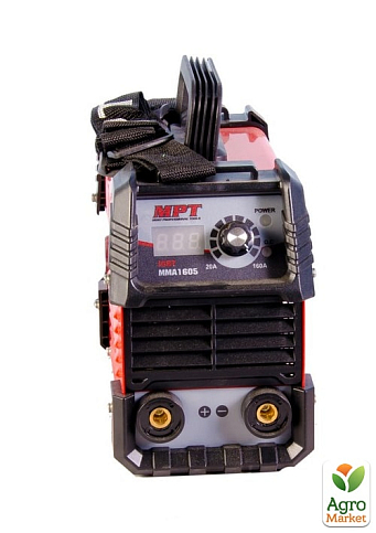 Апарат зварювальний інверторного типу MPT 20-160 А 1.6-4.0 мм аксесуари 6 шт MMA1605 - фото 2