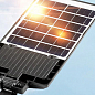 Вуличний ліхтар із сонячною панеллю Solar Induction Street Lamp W789B-3, 2*1500 mAH з датчиком руху та пультом Чорний