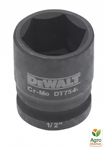 Головка торцевая ударная "IMPACT" DeWALT 1/2" х 24 мм, шестигранная DT7541 ТМ DeWALT