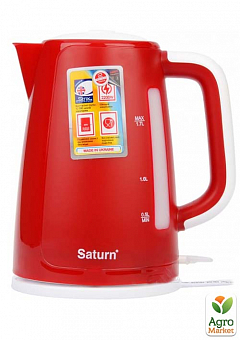 Електрочайник Saturn ST-EK8435U червоний2