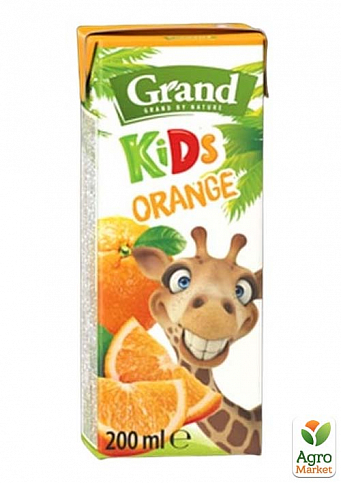 Фруктовый напиток Апельсиновый ТМ "Grand" 200мл