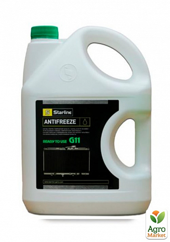 Антифриз G11, 4л. готовий до застосування до -40С, зелений STARLINE S ANTIFREEZE GREEN 4