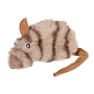 Игрушка для кошек Мышка с кошачьей мятой GiGwi Catnip, искусственный мех, кошачья мята, 10 см (75018)