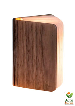 Світильник-книга на акумуляторі Smart Book, дерево горіх (GK12W1)1