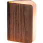 Светильник-книга на аккумуляторе Smart Book, дерево орех (GK12W1)
