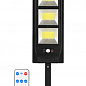 Вуличний ліхтар із сонячною панеллю Split Solar Wall Lamp SL-180 з датчиком руху та пультом Чорний купить