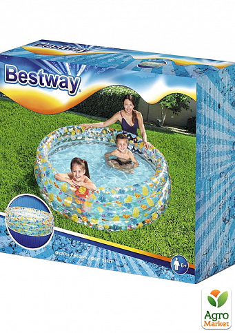 Детский надувной бассейн "Тропические фрукты" 170х53 см ТМ "Bestway" (51048) - фото 2