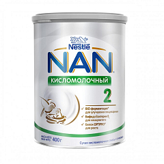 Nestle NAN 2 Кисломолочный, Сухая кисломолочная смесь для детей с 6 мес, 400 г1