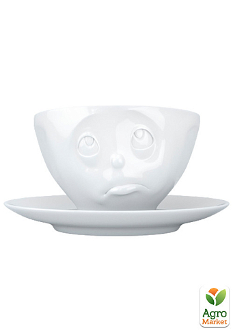 Чашка с кофейным блюдцем "Ну, пожалуйста!" (200 мл), фарфор (TASS14401/TA)