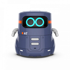 Умный робот с сенсорным управлением и обучающими карточками - AT-ROBOT 2 (темно-фиолетовый, озвуч.укр)2