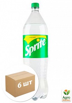 Вода газированная ТМ "Sprite" 1.75л упаковка 6 шт2