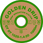 Капельная лента с плоским эмиттером, шаг20 ТМ "GOLDEN DRIP" 1000м