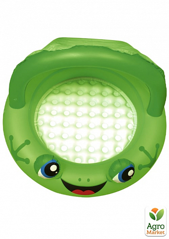 Детский надувной бассейн "Лягушка" зеленый с навесом 97 х 66 см ТМ "Bestway" (52189) - фото 3