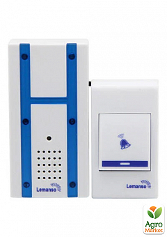Дзвінок Lemanso 230V LDB48 білий із синім (LDB08) (698329)1