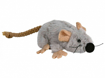 Trixie Игрушка для кошки мышь плюшевая 7 см (4573520)
