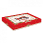 Фарфоровый овальный поднос "Рождественские воспоминания", 30x20,5x5 см (R1241#CHTR) цена