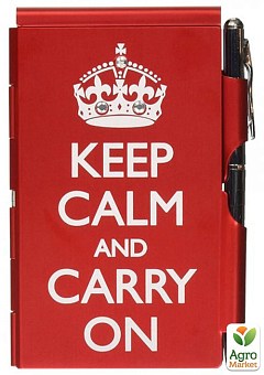 Карманний блокнот із ручкою Troika Keep calm (FN1580)1