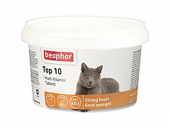 Beaphar Top 10 Мультивітамінна добавка для кішок 126 г (1321330)2