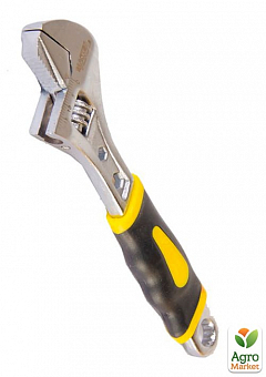 Ключ разводной 150 мм, 0 - 24 мм с двухкомпонентной ручкой, переставная губка ТМ MASTER TOOL 76-04211