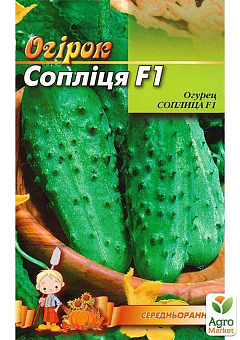 Огірок "Сопліця F1" (Великий пакет) ТМ "Весна" 1.5г26