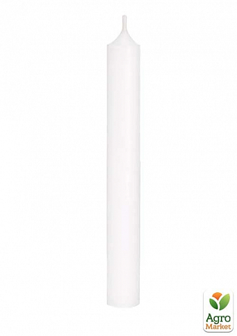 Свічка "Господарська" (2.2d - 27см) біла