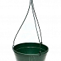 Вазон подвесной "Зеленый Santino" высота 15см, диаметр 23см