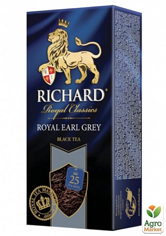 Чай Ерл грей (пачка) ТМ "Richard" 25 пакетиков по 2г упаковка 12шт - фото 2