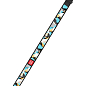 Ошейник WAUDOG Design с рисунком "Абстракция", премиум кожа, металлическая пряжка (ширина 12 мм, длина 21-29 см) черный (0013-0018-01) купить