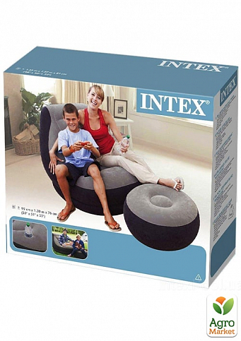 Надувне крісло, пуф ТМ "Intex" (68564) - фото 2