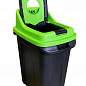 Бак для сортування сміття Planet Re-Cycler 70 л чорний - зелений (скло) (12192) купить