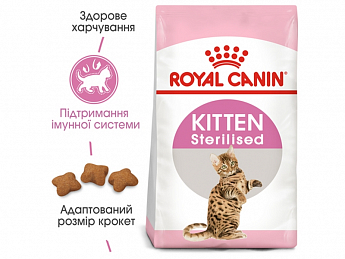 Royal Canin Kitten Sterilised Сухой корм для стерилизованных котят 2 кг (8051860)
