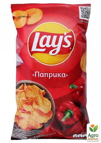 Картопляні чіпси (Паприка) ТМ "Lay's" 140г упаковка 21шт - фото 2