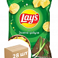 Картопляні чіпси (Зелена цибуля) ТМ "Lay`s" 60г упаковка 28шт