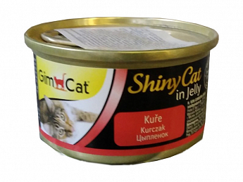 GimCat Shiny Cat Влажный корм для кошек c цыпленком в желе  70 г (4131120)