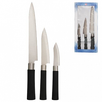 Набор ножей 3шт JAPANESE-2 (33,5см, 23,2см, 19см) (911-5)