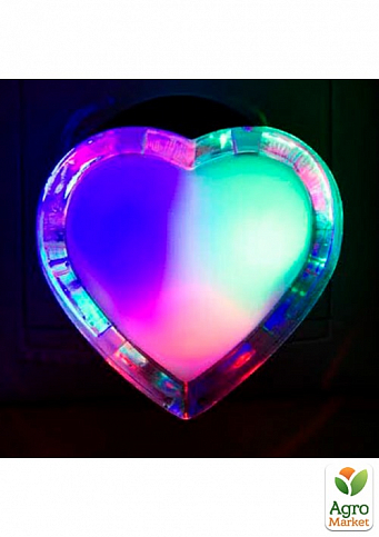 Ночник Lemanso Сердце мультик 3 LED / NL135 (311008) - фото 2