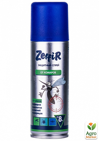 Средство репеллентное от комаров ТМ Zeffir 8 часов защиты 