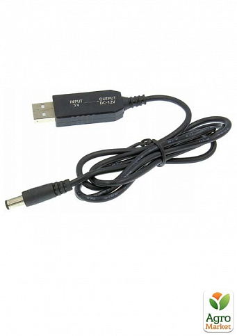 Підвищуючий перехідник – кабель для роутера USB 5V to 12V DC