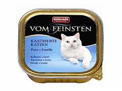 Animonda Von Feinsten Вологий корм для стерилізованих кішок з індичкою і фореллю 100 г (8323800)2