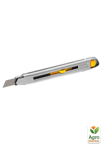 Нож Interlock длиной 135 мм с лезвием шириной 9 мм с отламывающимися сегментами STANLEY 0-10-095 (0-10-095) - фото 2