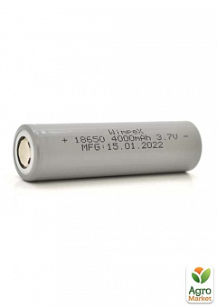 Акумуляторная Батарейка Li-Ion "WimpeX" 18650 4000 mAh 3.7 V (66мм x 18 мм) под пайку1