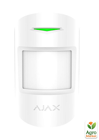 Бездротовий датчик руху Ajax MotionProtect Plus white з мікрохвильовим сенсором