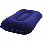 Надувна подушка, універсальна, флокована, синя ТМ "Intex" (68672)