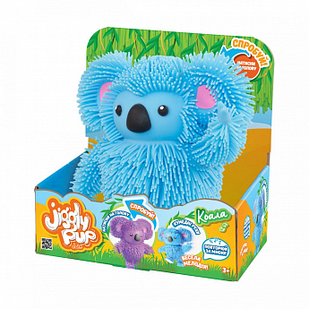 Интерактивная игрушка JIGGLY PUP - ЗАЖИГАТЕЛЬНАЯ КОАЛА (голубая) - фото 3