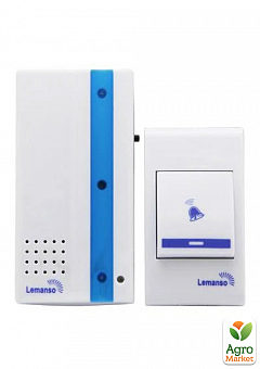 Дзвінок Lemanso 230V LDB49 білий із синім (LDB09) (698330)1