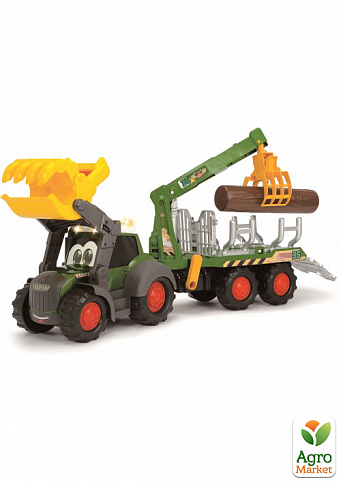 Трактор лісника АВС «Фендт» з краном, зі звуковим і світловим ефектами, 65 см, 12 міс. Dickie Toys - фото 2